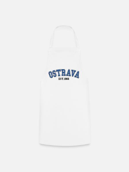 Ostrava gegründet 1966 - Kochschürze - Weiß