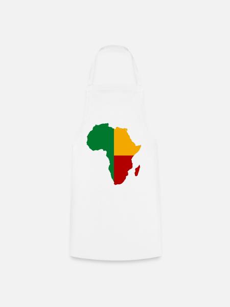 Benin_Flagge_Afrika - Kochschürze - Weiß