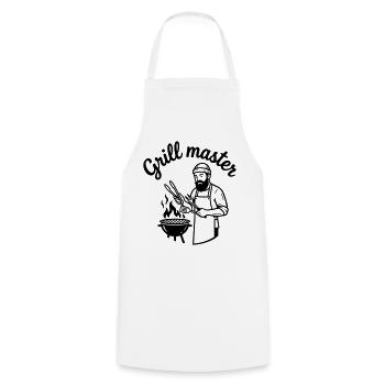 griller - Tablier de cuisine - blanc - Devant - AI Model Male 185 dark (185cm)