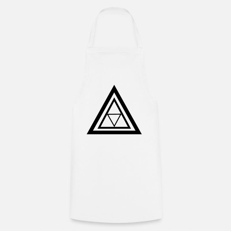 Modern abstract design - Cooking Apron - white