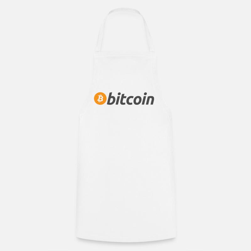 Bitcoin - Cooking Apron - white