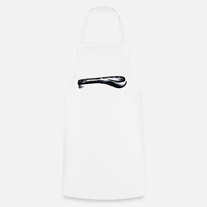 cuillère épaisse - Tablier de cuisine - blanc