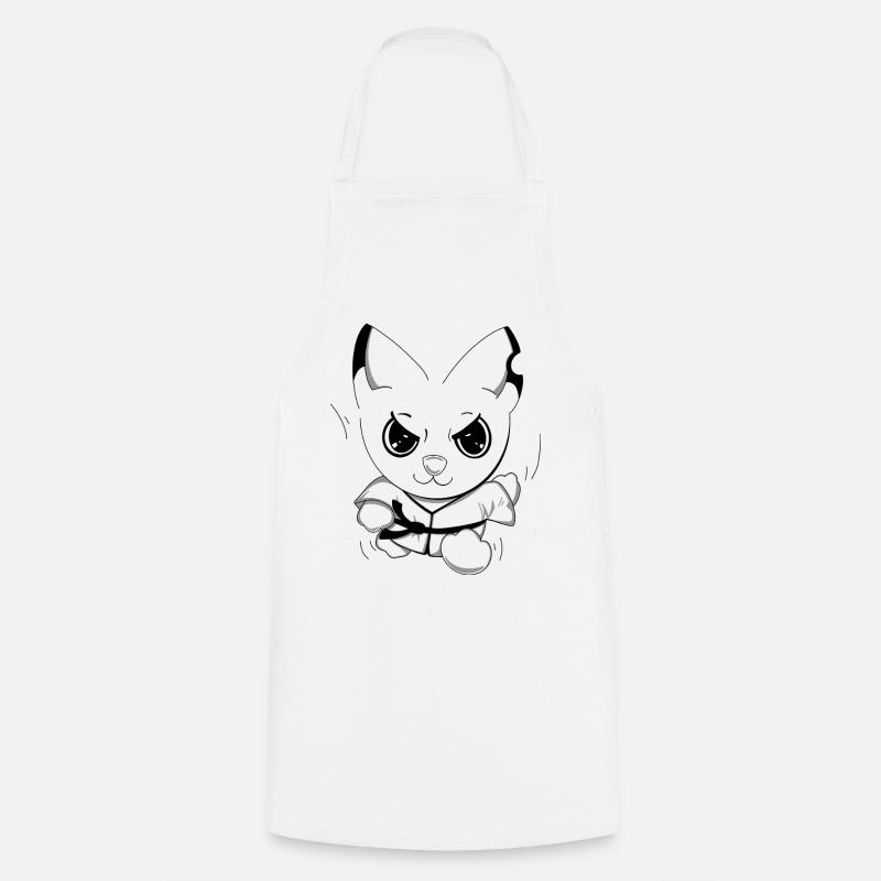 Karateeee - Tablier de cuisine - blanc