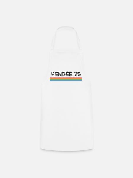 Vendée 85 T-Shirt Humorgeschenk - Kochschürze - Weiß