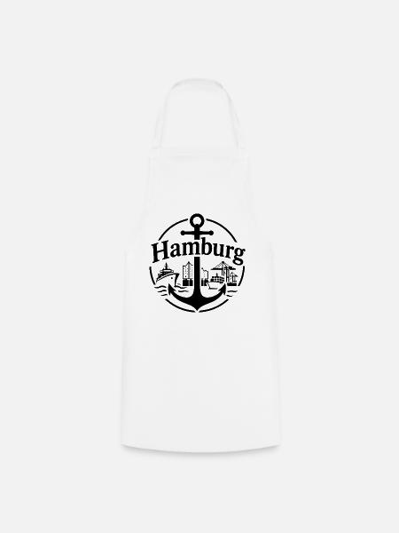 Hamburg - Kochschürze - Weiß