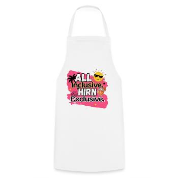 Lustiges Mallorca T-Shirt Neon Pink Party Girls - Kochschürze - Weiß - Vorne - AI Model Male 185 dark (185cm)