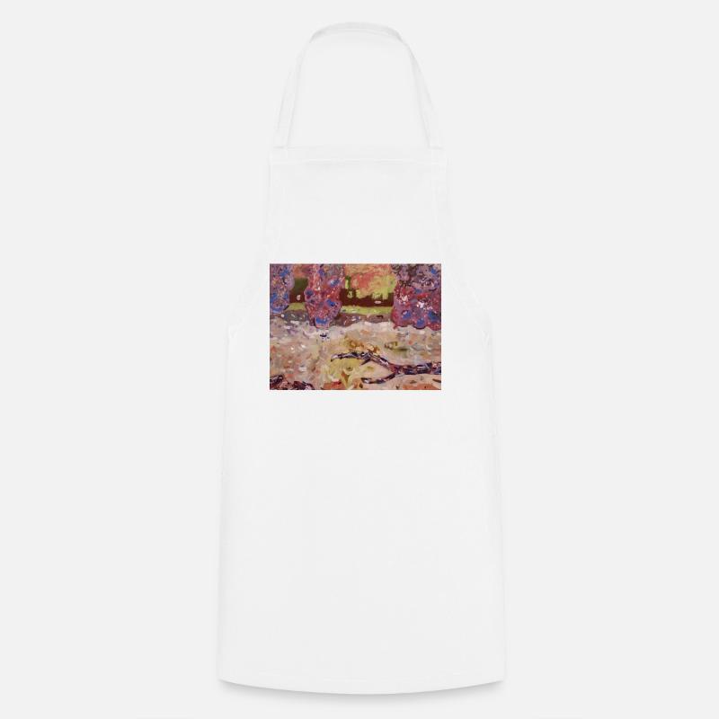 Parc impressionniste - Tablier de cuisine - blanc