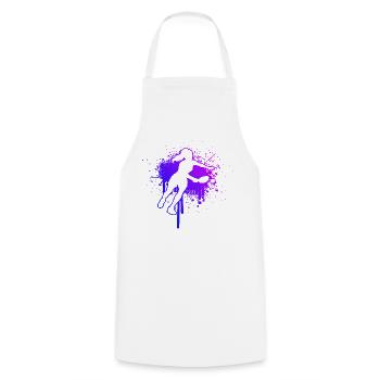 Pickleball players für Pickleballspielerinnen Fans - Kochschürze - Weiß - Vorne - AI Model Male 185 dark (185cm)