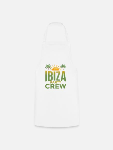 Ibiza Party Crew - Kochschürze - Weiß