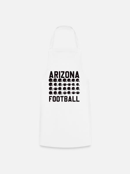 Arizona Football-Helm-Mosaik - Kochschürze - Weiß