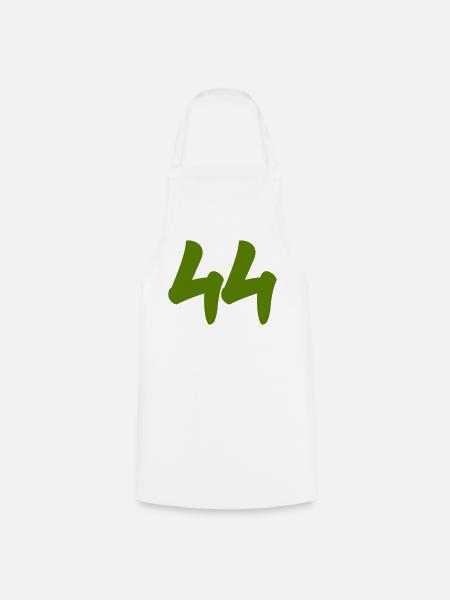 44- - Kochschürze - Weiß