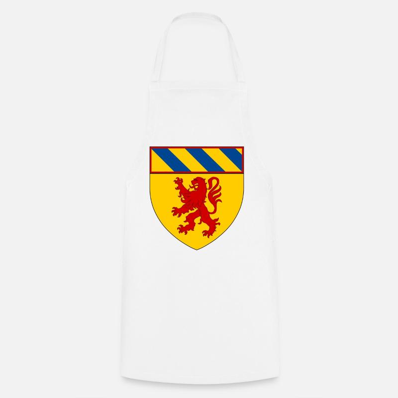 Blason d'Autun - Tablier de cuisine - blanc