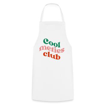 Cool Meties Club - Tablier de cuisine - blanc - Devant - AI Model Male 185 dark (185cm)