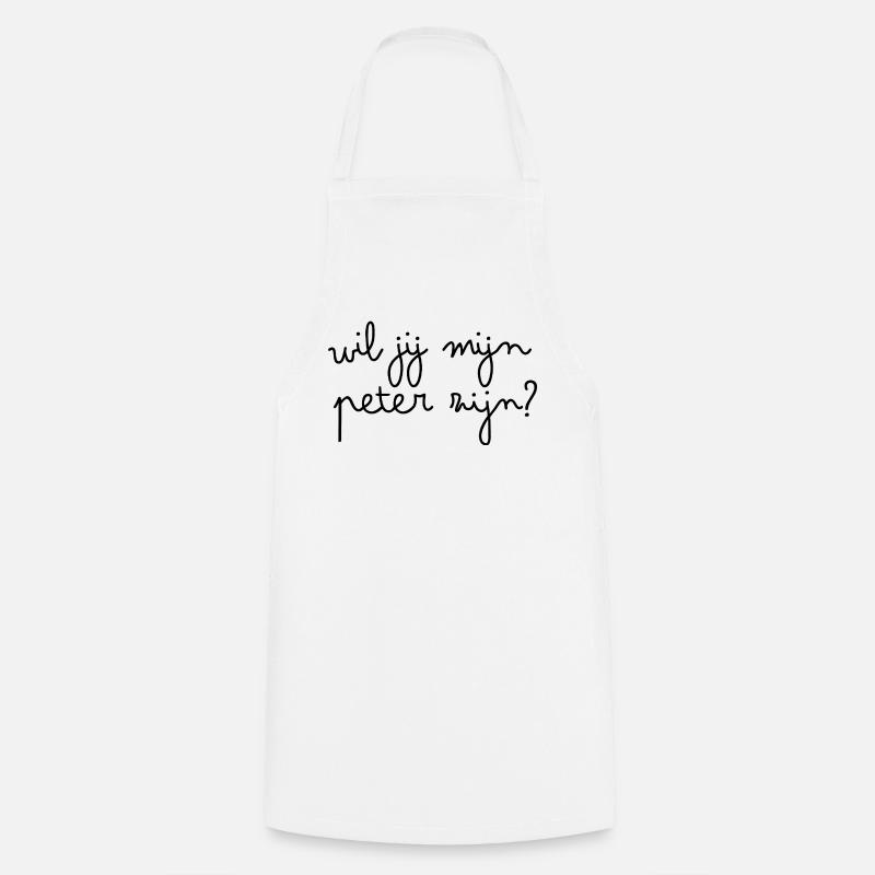 Veux-tu être mon parrain ? - Tablier de cuisine - blanc