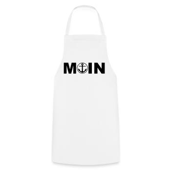 MOIN - Das nordische Motiv - Kochschürze - Weiß - Vorne - AI Model Male 185 dark (185cm)