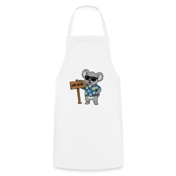 Koala Urlaub Hawaii Shirt - Kochschürze - Weiß - Vorne - AI Model Male 185 dark (185cm)
