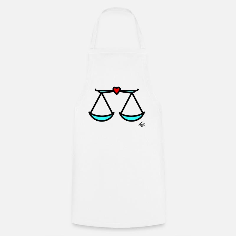Grande échelle - Tablier de cuisine - blanc