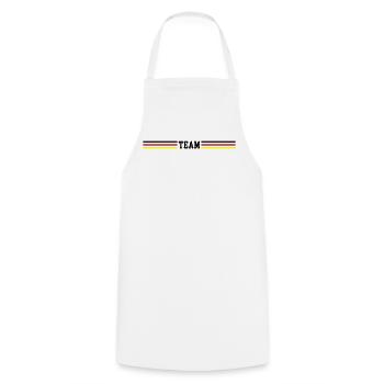 Team Germany Line - Cooking Apron - white - Front - AI Model Male 185 dark (185cm)