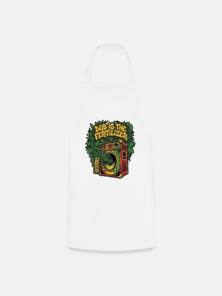 Dub Reggae Soil - Kochschürze - Weiß