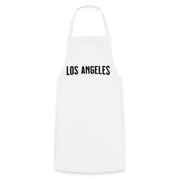 Los Angeles - Kochschürze - Weiß - Vorne - AI Model Male 185 dark (185cm)