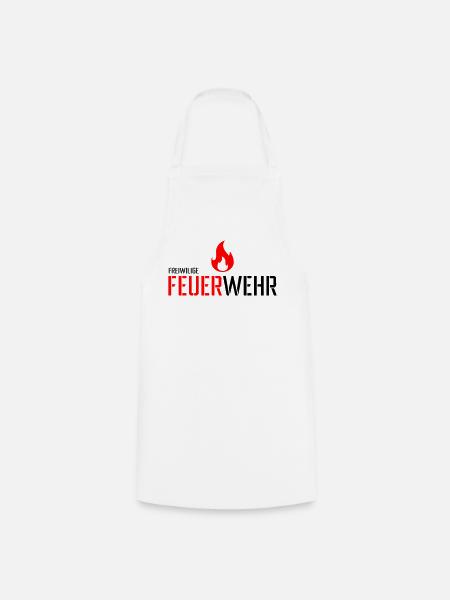 Freiwillige Feuerwehr - Kochschürze - Weiß