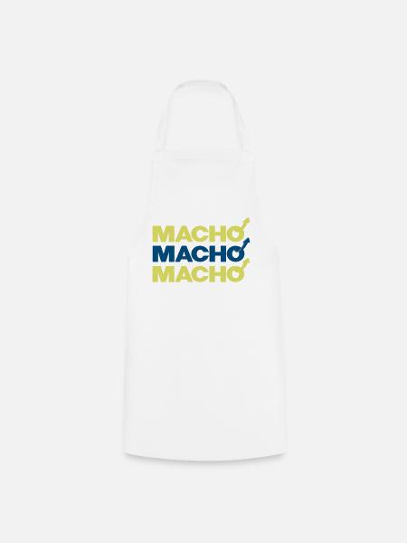 Macho - Kochschürze - Weiß