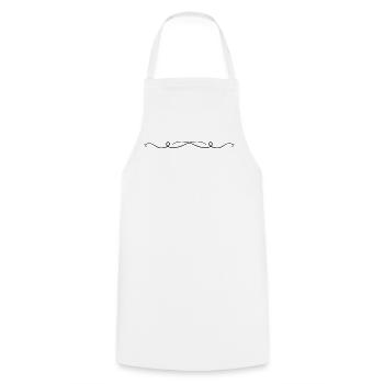 Ornament Line - Cooking Apron - white - Front - AI Model Male 185 dark (185cm)