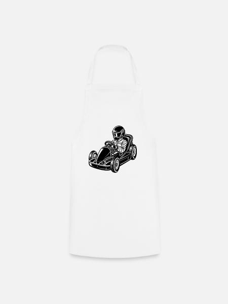 Go-Kart - Kochschürze - Weiß