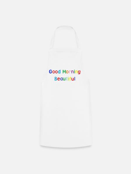 Good Morning - Kochschürze - Weiß