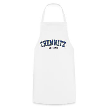 Chemnitz Fondée en 2006 - Tablier de cuisine - blanc - Devant - AI Model Male 185 dark (185cm)