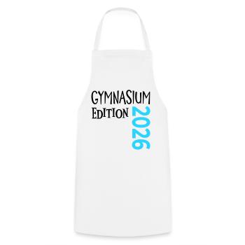 Gymnasium 2026 - Cooking Apron - white - Front - AI Model Male 185 dark (185cm)