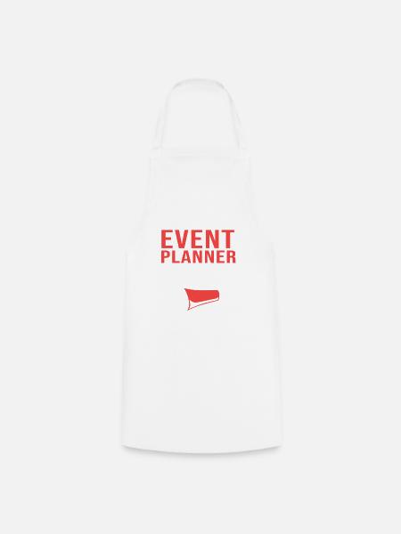 Event Planer Stimme - Kochschürze - Weiß