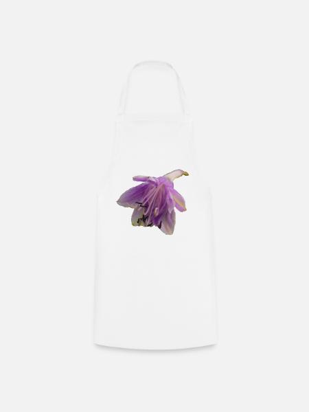 Macro_Purple_Hosta_Bloom - Kochschürze - Weiß