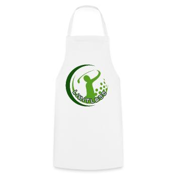 Limitless Golfer Swing Silhouette - Cooking Apron - white - Front - AI Model Male 185 dark (185cm)