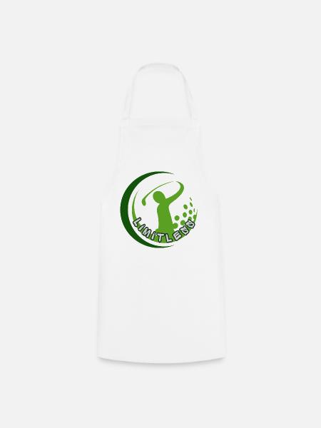 Grenzenlose Golfer-Schwungsilhouette - Kochschürze - Weiß