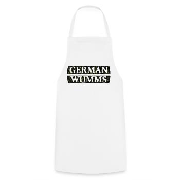 German Wumms - Tablier de cuisine - blanc - Devant - AI Model Male 185 dark (185cm)