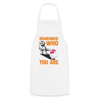 Élevage de coqs, volaille, poulet - Tablier de cuisine - blanc - Devant - AI Model Male 185 dark (185cm)