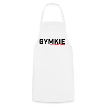 Gymkie Fitness Junkie Gym Sport Shirt - Tablier de cuisine - blanc - Devant - AI Model Male 185 dark (185cm)