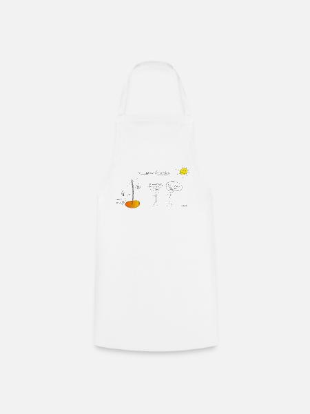 Gewichtsprobleme - Kochschürze - Weiß