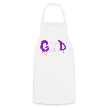 Good - Cooking Apron - white - Front - AI Model Male 185 dark (185cm)