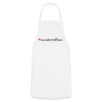 Special Edition Hashtag Saying Shirt - Cooking Apron - white - Front - AI Model Male 185 dark (185cm)