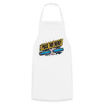 Phase Two Energy Fight HUD Challenge Gamer St - Cooking Apron - white - Front - AI Model Male 185 dark (185cm)