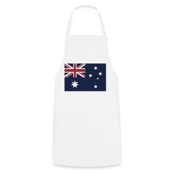 Montrez vos couleurs - Australie - Tablier de cuisine - blanc - Devant - AI Model Male 185 dark (185cm)
