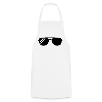 Cadeau des vacances d’été pour les lunettes de soleil - Tablier de cuisine - blanc - Devant - AI Model Male 185 dark (185cm)