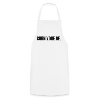 CARNIVORE | T-shirt Carnivore | Amateur de viande audacieux - Tablier de cuisine - blanc - Devant - AI Model Male 185 dark (185cm)