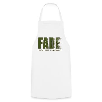 FONDU – Je suis toujours là. Techniquement - Tablier de cuisine - blanc - Devant - AI Model Male 185 dark (185cm)