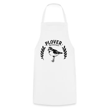 Passionné de pluviers Oiseau de rivage noir - Tablier de cuisine - blanc - Devant - AI Model Male 185 dark (185cm)