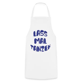 Lass mal Tanzen! - Kochschürze - Weiß - Vorne - AI Model Male 185 dark (185cm)