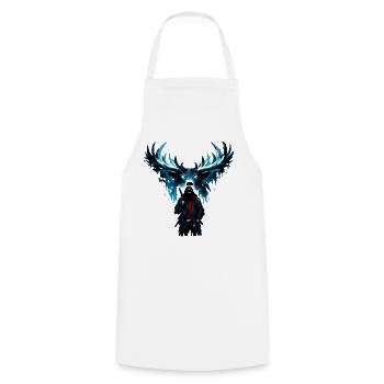 Vol de nuit Blue Phoenix - Tablier de cuisine - blanc - Devant - AI Model Male 185 dark (185cm)