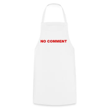 No_Comment - Tablier de cuisine - blanc - Devant - AI Model Male 185 dark (185cm)